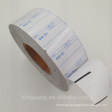 rollo de papel térmico sin papel para etiquetas con precio más bajo